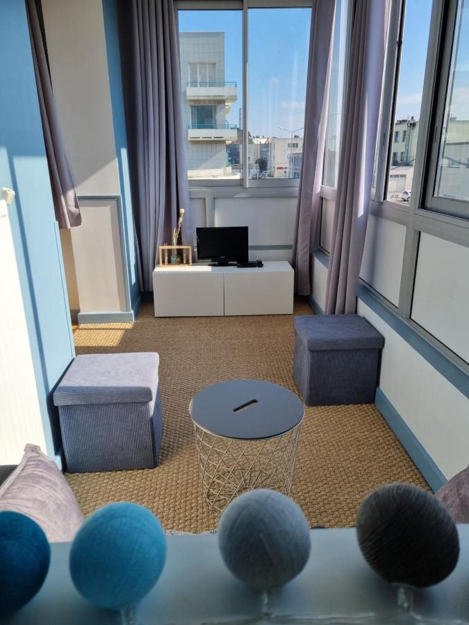 Studio Malouin - Sur La Digue De Malo Les Bains Avec Vue Sur Mer Exteriör bild