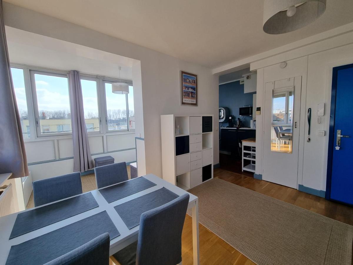 Studio Malouin - Sur La Digue De Malo Les Bains Avec Vue Sur Mer Exteriör bild