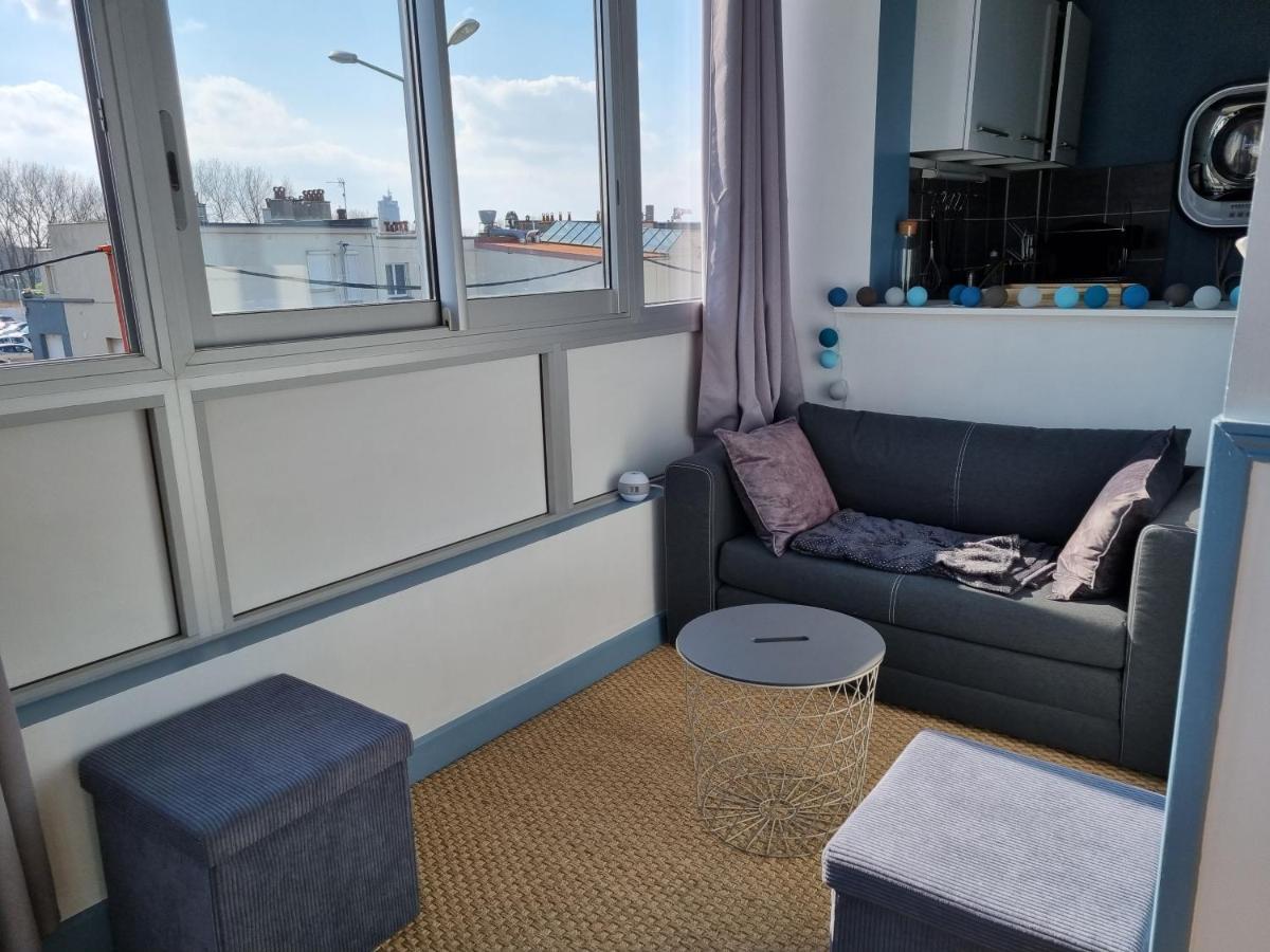 Studio Malouin - Sur La Digue De Malo Les Bains Avec Vue Sur Mer Exteriör bild