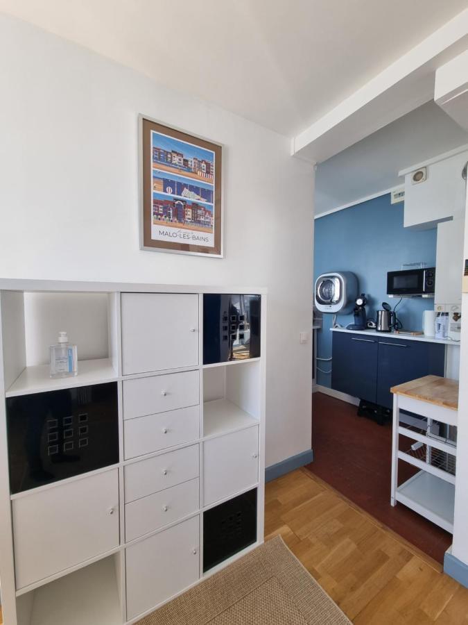 Studio Malouin - Sur La Digue De Malo Les Bains Avec Vue Sur Mer Exteriör bild