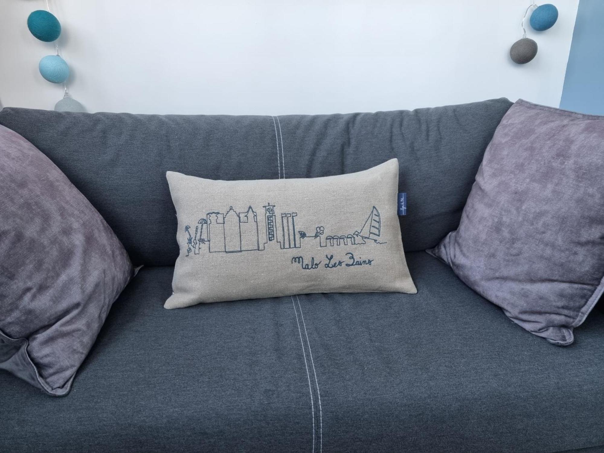 Studio Malouin - Sur La Digue De Malo Les Bains Avec Vue Sur Mer Exteriör bild